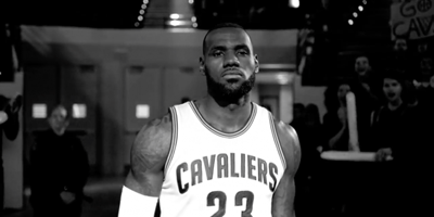 Recording Voiceover on Location with Lebron James for Nike Commercial Come Out of Nowhere