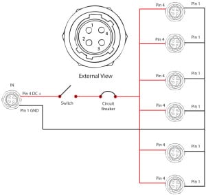 DIY Hirose Battery Power Distribution For Location Recording