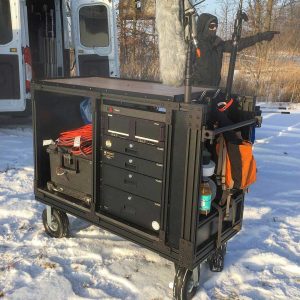 Custom Built 8020 Film Production Sound Cart